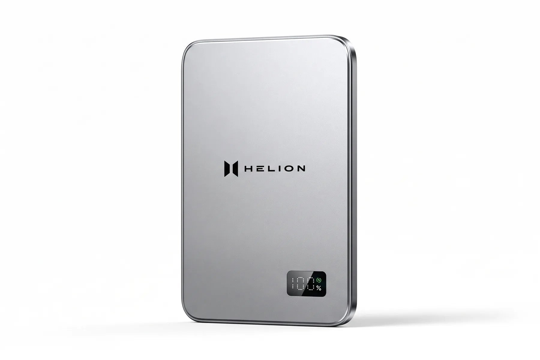 HELION AIR from a slight angle, showing the face and its polished edge